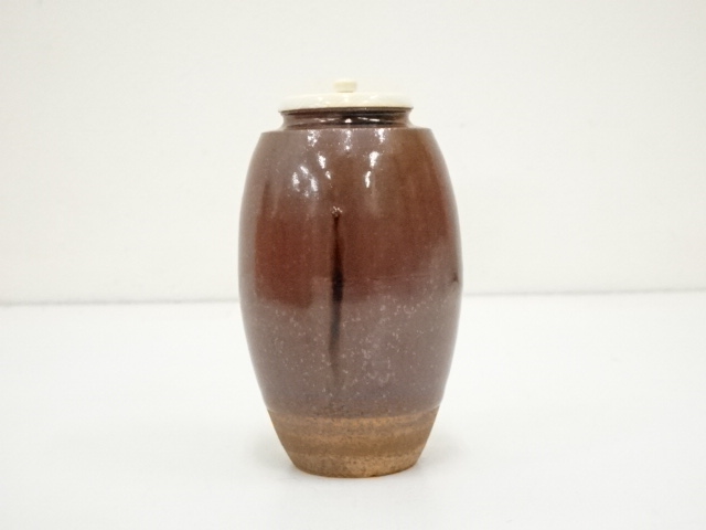 3335　茶道具・古美術＜値下げ交渉大歓迎＞備前　茶入　篤郎　茶道具　共箱 3335茶道具・古美術＜値下げ交渉大歓迎＞備前茶入篤郎茶道具共箱